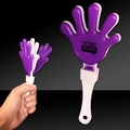7" Hand Clapper - Purple & White